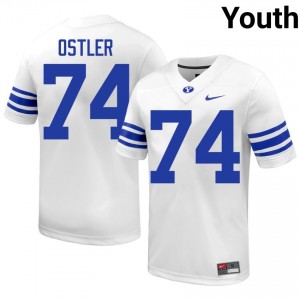 #74 Trevin Ostler BYU Youth Football Jersey | Premium Replica NCAA Gear Ng24uC88