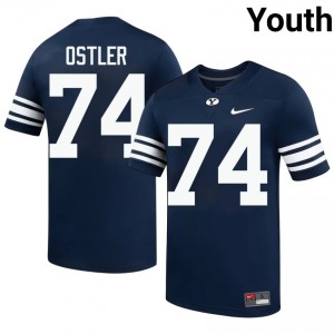 Trevin Ostler BYU Cougars #74 Navy Exclusive Jersey | Youth Player Football Limited Edition Uniform 48J6Vf64