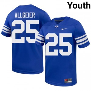 #25 Tyler Allgeier BYU Cougars Youth Football Jersey | Premium Replica NCAA Gear sfX54190