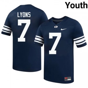 #7 Walker Lyons BYU Cougars Youth Football Jersey | Premium Replica NCAA Gear 12P8D231